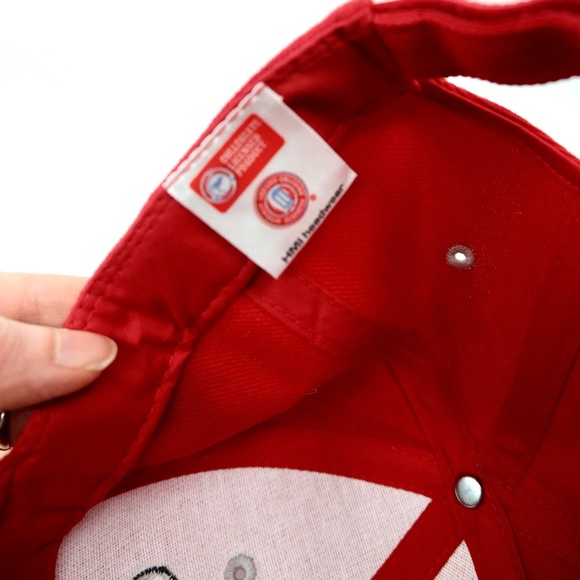 HMI HEADWEAR OHIO STATE BUCKEYES College Football Red Baseball Cap~ADJUSTABLE FI - Picture 3 of 4